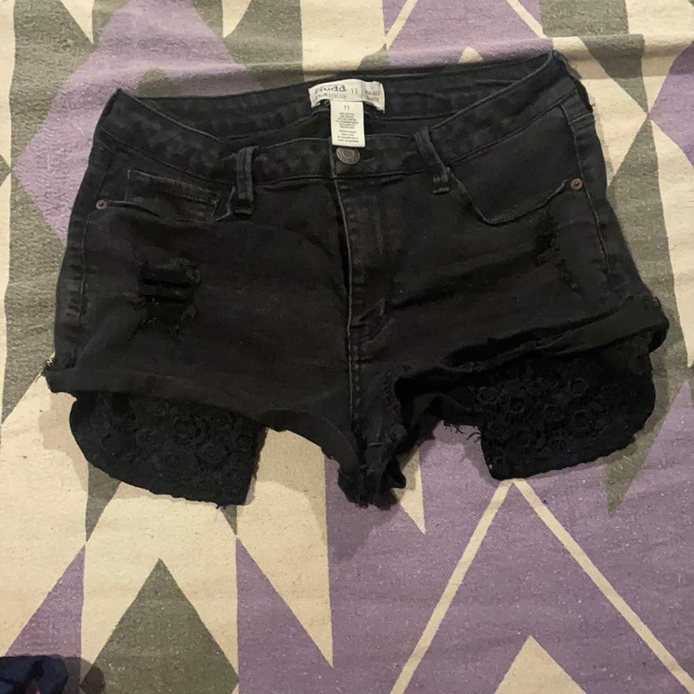 Black shorts